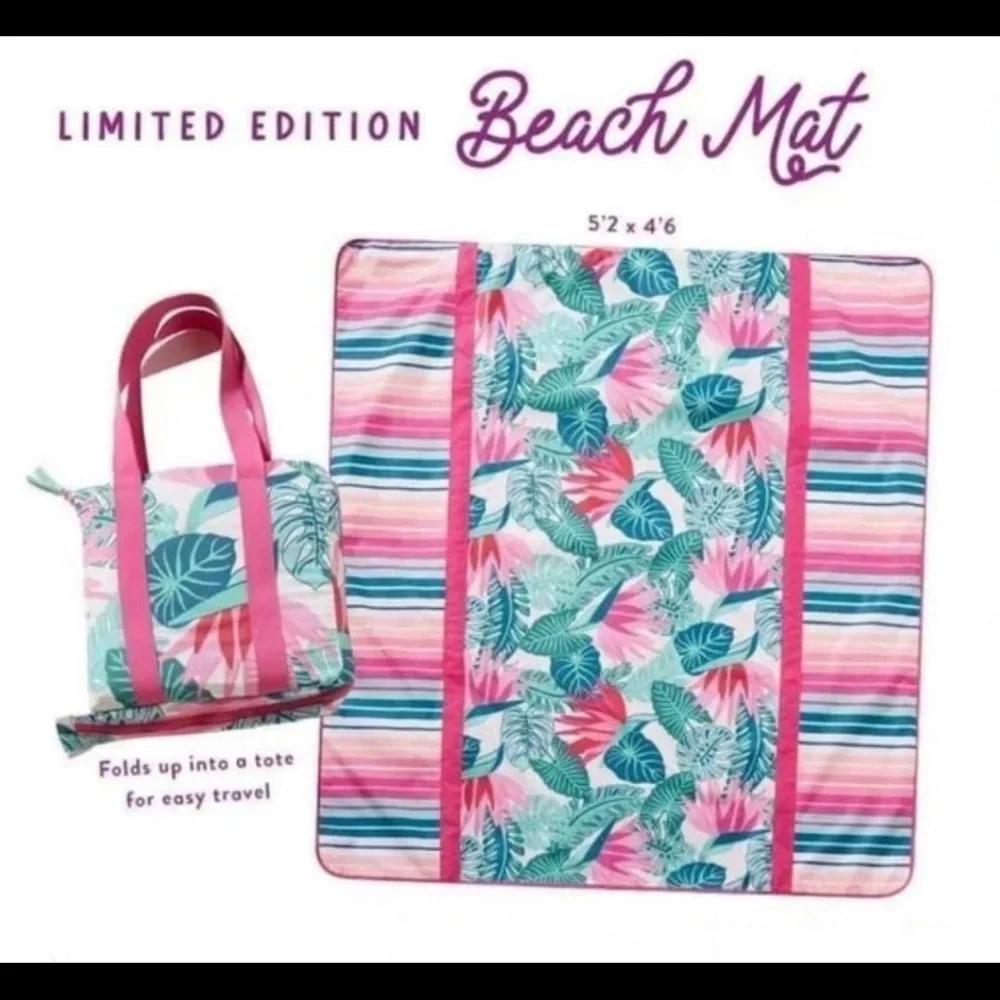 NWTIB Matilda Jane Enchanted Garden Beach Mat - Picture 1 of 7
